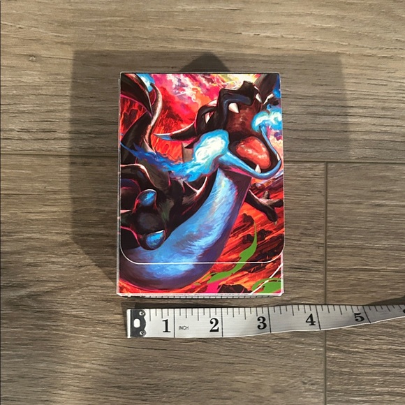 Pokemon Charizard Trading Card Storage Box with Velcro fastener - Picture 7 of 9